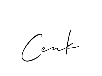 Design your own signature with our free online signature maker. With this signature software, you can create a handwritten (Allison_Script) signature for name Cenk. Cenk signature style 2 images and pictures png