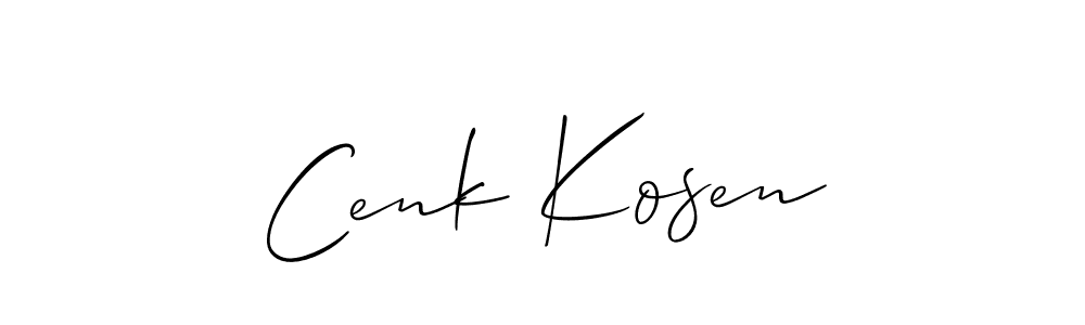 How to Draw Cenk Kosen signature style? Allison_Script is a latest design signature styles for name Cenk Kosen. Cenk Kosen signature style 2 images and pictures png
