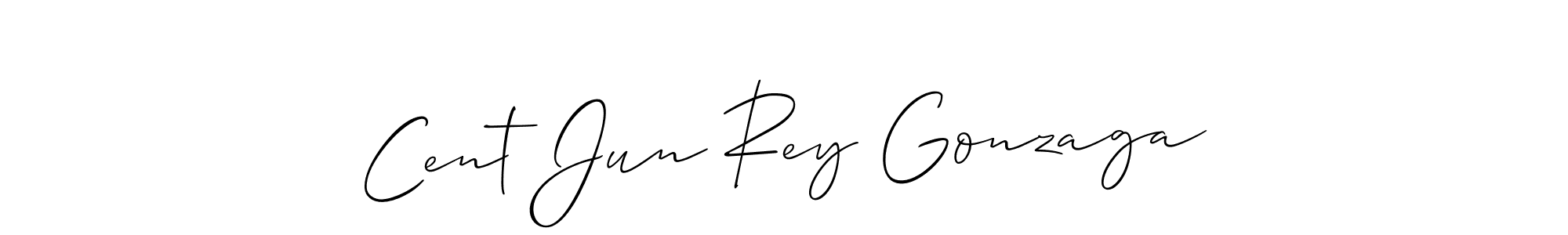 Make a short Cent Jun Rey Gonzaga signature style. Manage your documents anywhere anytime using Allison_Script. Create and add eSignatures, submit forms, share and send files easily. Cent Jun Rey Gonzaga signature style 2 images and pictures png