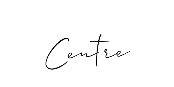 Also we have Centre name is the best signature style. Create professional handwritten signature collection using Allison_Script autograph style. Centre signature style 2 images and pictures png