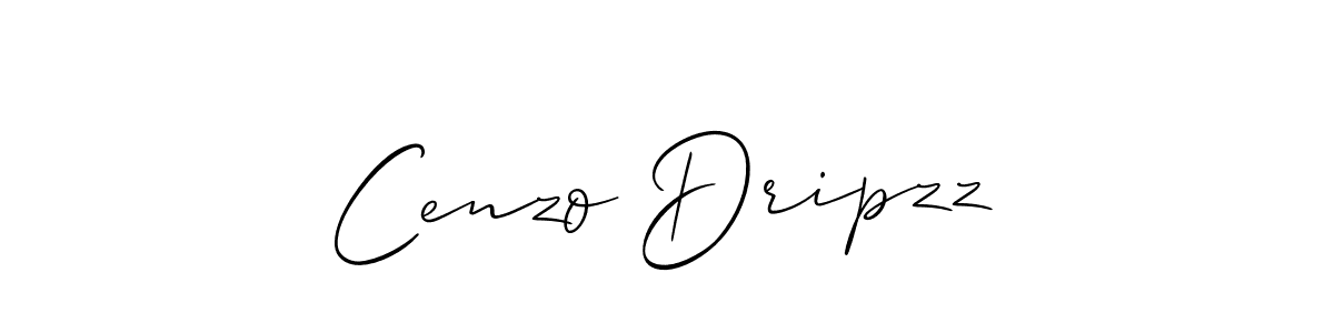 Make a beautiful signature design for name Cenzo Dripzz. Use this online signature maker to create a handwritten signature for free. Cenzo Dripzz signature style 2 images and pictures png