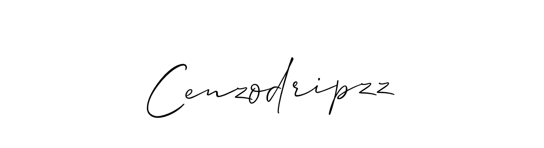 Allison_Script is a professional signature style that is perfect for those who want to add a touch of class to their signature. It is also a great choice for those who want to make their signature more unique. Get Cenzodripzz name to fancy signature for free. Cenzodripzz signature style 2 images and pictures png