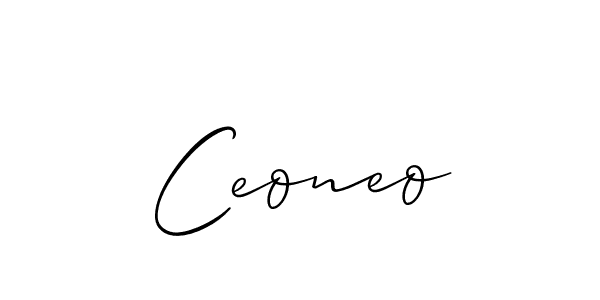 You can use this online signature creator to create a handwritten signature for the name Ceoneo. This is the best online autograph maker. Ceoneo signature style 2 images and pictures png