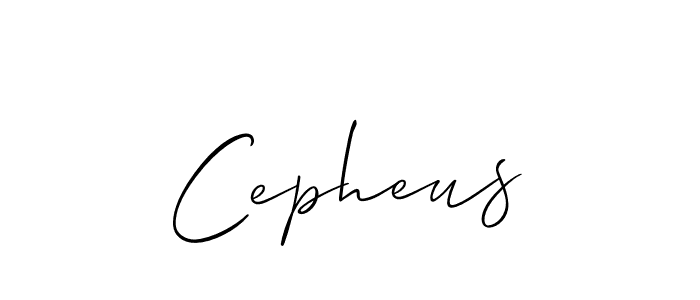 Also we have Cepheus name is the best signature style. Create professional handwritten signature collection using Allison_Script autograph style. Cepheus signature style 2 images and pictures png