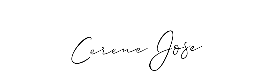 Best and Professional Signature Style for Cerene Jose. Allison_Script Best Signature Style Collection. Cerene Jose signature style 2 images and pictures png