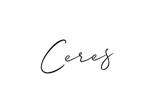 Make a beautiful signature design for name Ceres. Use this online signature maker to create a handwritten signature for free. Ceres signature style 2 images and pictures png