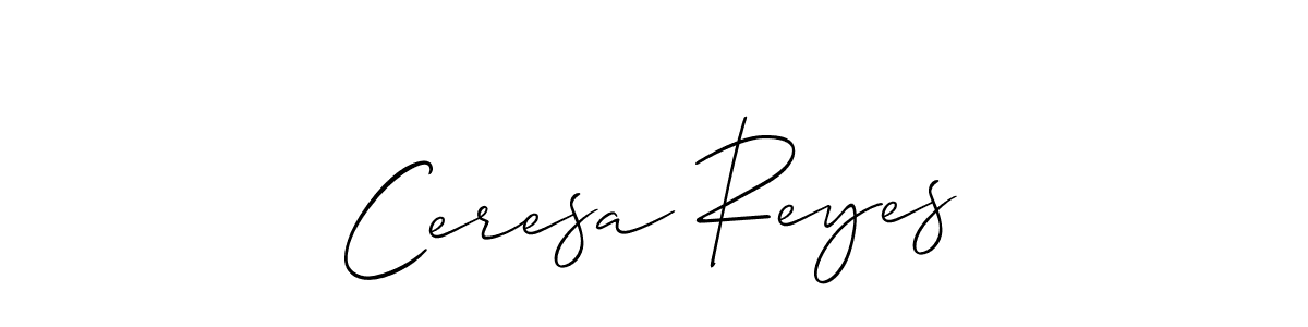 How to Draw Ceresa Reyes signature style? Allison_Script is a latest design signature styles for name Ceresa Reyes. Ceresa Reyes signature style 2 images and pictures png
