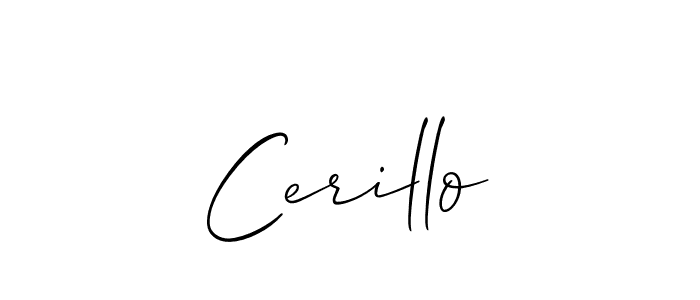 Make a short Cerillo signature style. Manage your documents anywhere anytime using Allison_Script. Create and add eSignatures, submit forms, share and send files easily. Cerillo signature style 2 images and pictures png