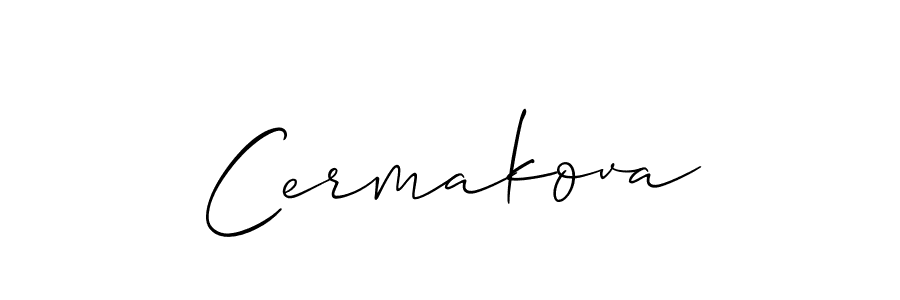 It looks lik you need a new signature style for name Cermakova. Design unique handwritten (Allison_Script) signature with our free signature maker in just a few clicks. Cermakova signature style 2 images and pictures png