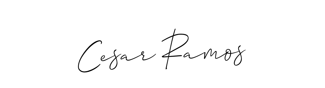 Best and Professional Signature Style for Cesar Ramos. Allison_Script Best Signature Style Collection. Cesar Ramos signature style 2 images and pictures png