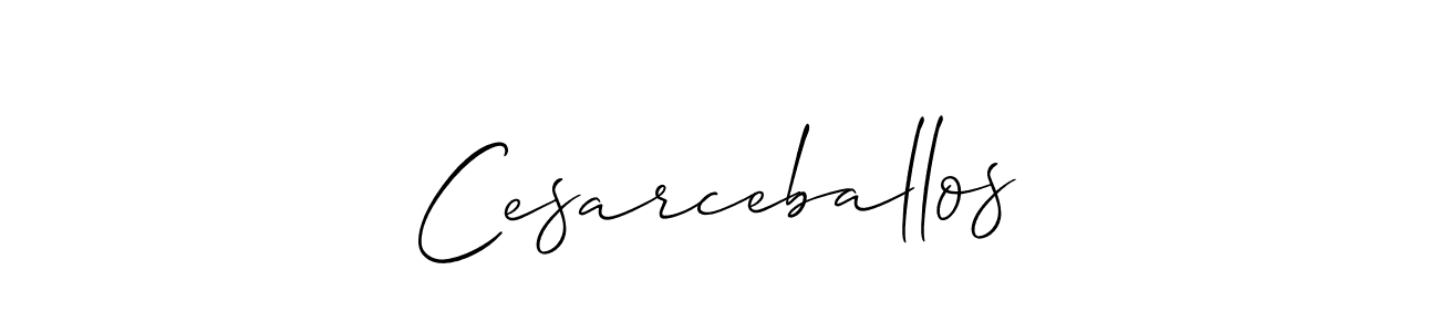 Check out images of Autograph of Cesarceballos name. Actor Cesarceballos Signature Style. Allison_Script is a professional sign style online. Cesarceballos signature style 2 images and pictures png