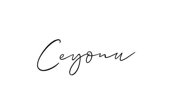 Here are the top 10 professional signature styles for the name Ceyonu. These are the best autograph styles you can use for your name. Ceyonu signature style 2 images and pictures png