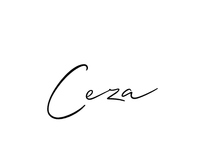 You should practise on your own different ways (Allison_Script) to write your name (Ceza) in signature. don't let someone else do it for you. Ceza signature style 2 images and pictures png