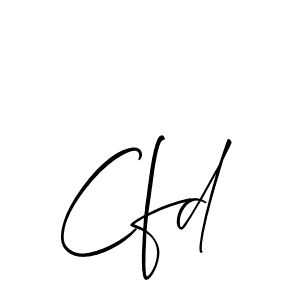 Also You can easily find your signature by using the search form. We will create Cfd name handwritten signature images for you free of cost using Allison_Script sign style. Cfd signature style 2 images and pictures png