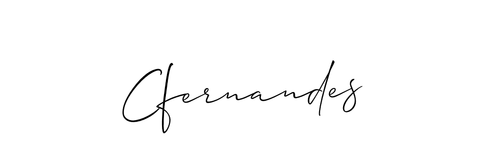 The best way (Allison_Script) to make a short signature is to pick only two or three words in your name. The name Cfernandes include a total of six letters. For converting this name. Cfernandes signature style 2 images and pictures png