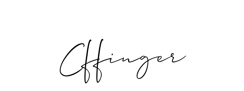 Cffinger stylish signature style. Best Handwritten Sign (Allison_Script) for my name. Handwritten Signature Collection Ideas for my name Cffinger. Cffinger signature style 2 images and pictures png