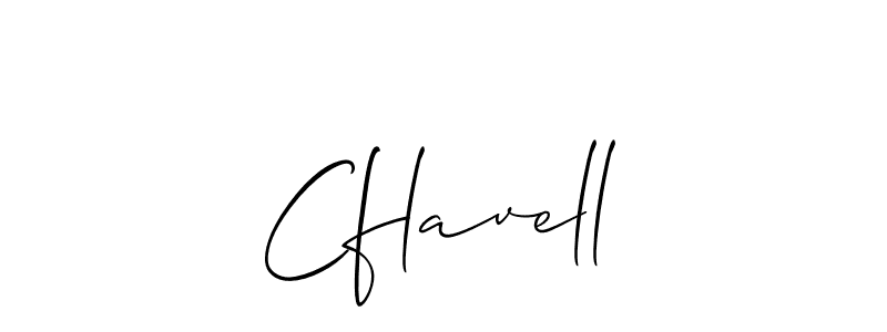 Make a beautiful signature design for name Cflavell. With this signature (Allison_Script) style, you can create a handwritten signature for free. Cflavell signature style 2 images and pictures png