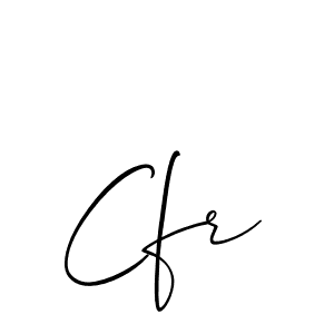 Also You can easily find your signature by using the search form. We will create Cfr name handwritten signature images for you free of cost using Allison_Script sign style. Cfr signature style 2 images and pictures png