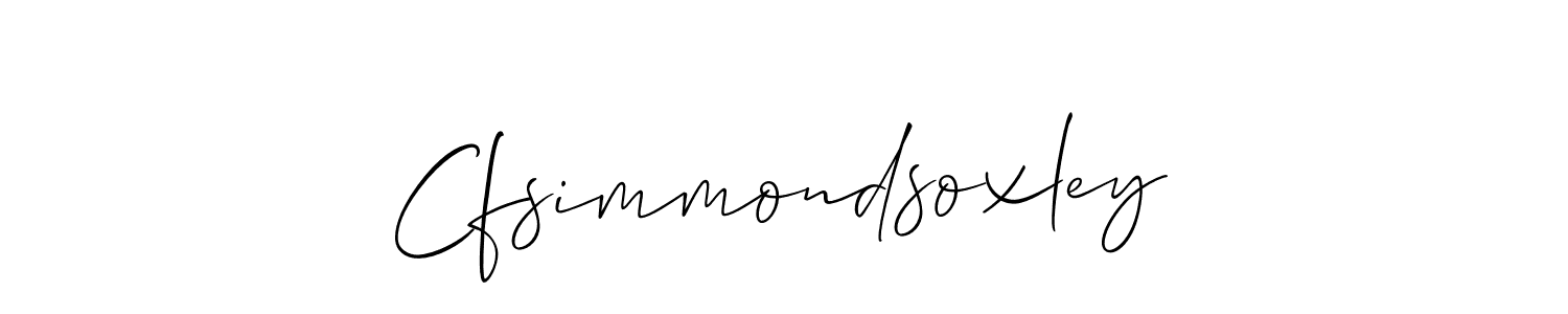 Once you've used our free online signature maker to create your best signature Allison_Script style, it's time to enjoy all of the benefits that Cfsimmondsoxley name signing documents. Cfsimmondsoxley signature style 2 images and pictures png