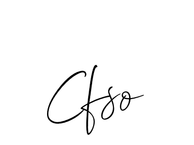 It looks lik you need a new signature style for name Cfso. Design unique handwritten (Allison_Script) signature with our free signature maker in just a few clicks. Cfso signature style 2 images and pictures png