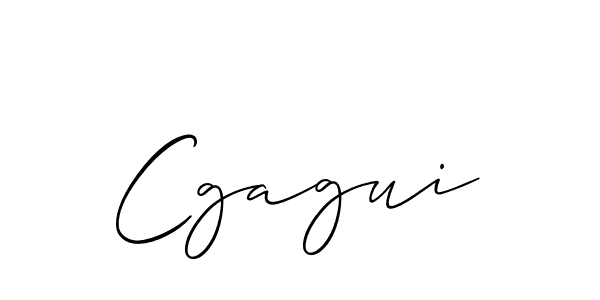 Create a beautiful signature design for name Cgagui. With this signature (Allison_Script) fonts, you can make a handwritten signature for free. Cgagui signature style 2 images and pictures png