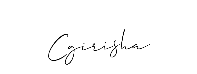 Also You can easily find your signature by using the search form. We will create Cgirisha name handwritten signature images for you free of cost using Allison_Script sign style. Cgirisha signature style 2 images and pictures png
