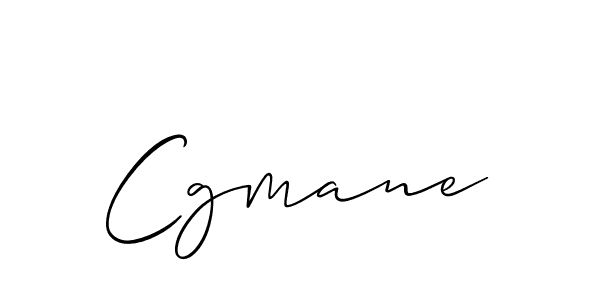 Make a beautiful signature design for name Cgmane. With this signature (Allison_Script) style, you can create a handwritten signature for free. Cgmane signature style 2 images and pictures png