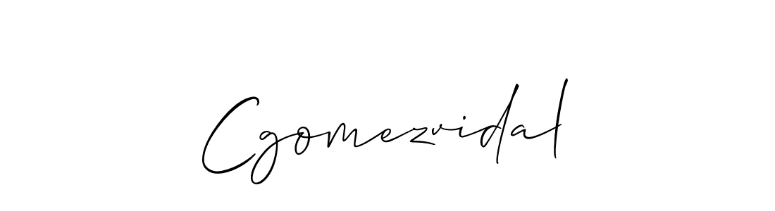 This is the best signature style for the Cgomezvidal name. Also you like these signature font (Allison_Script). Mix name signature. Cgomezvidal signature style 2 images and pictures png