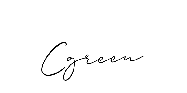 Use a signature maker to create a handwritten signature online. With this signature software, you can design (Allison_Script) your own signature for name Cgreen. Cgreen signature style 2 images and pictures png