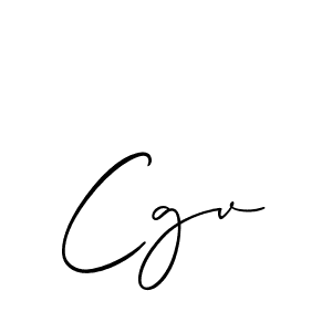 You should practise on your own different ways (Allison_Script) to write your name (Cgv) in signature. don't let someone else do it for you. Cgv signature style 2 images and pictures png