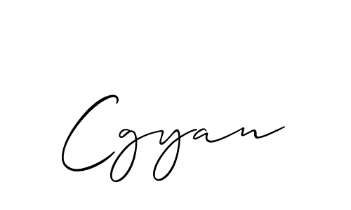 How to Draw Cgyan signature style? Allison_Script is a latest design signature styles for name Cgyan. Cgyan signature style 2 images and pictures png