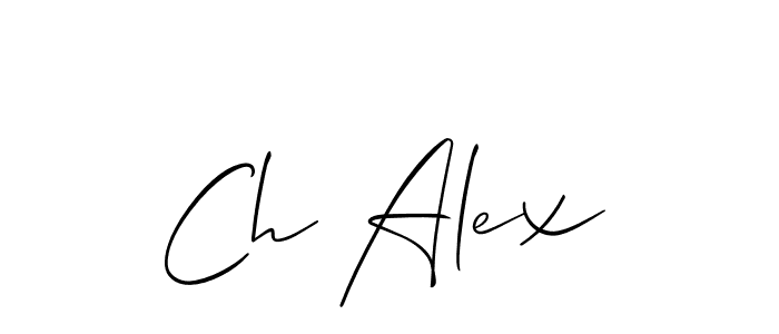 How to Draw Ch Alex signature style? Allison_Script is a latest design signature styles for name Ch Alex. Ch Alex signature style 2 images and pictures png