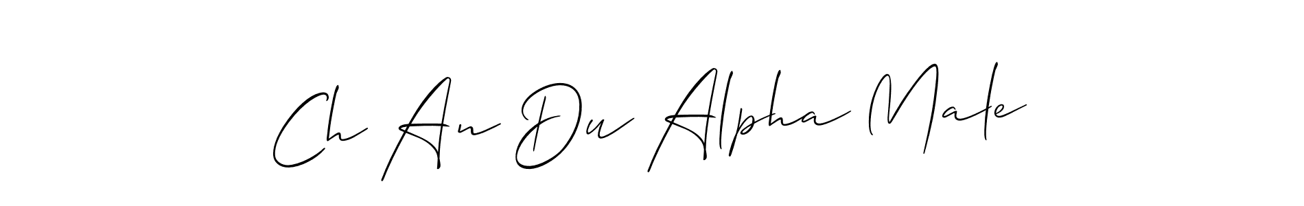 It looks lik you need a new signature style for name Ch An Du Alpha Male. Design unique handwritten (Allison_Script) signature with our free signature maker in just a few clicks. Ch An Du Alpha Male signature style 2 images and pictures png