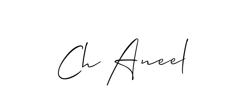 Make a beautiful signature design for name Ch Aneel. Use this online signature maker to create a handwritten signature for free. Ch Aneel signature style 2 images and pictures png