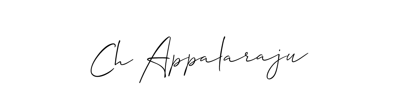 Make a beautiful signature design for name Ch Appalaraju. Use this online signature maker to create a handwritten signature for free. Ch Appalaraju signature style 2 images and pictures png