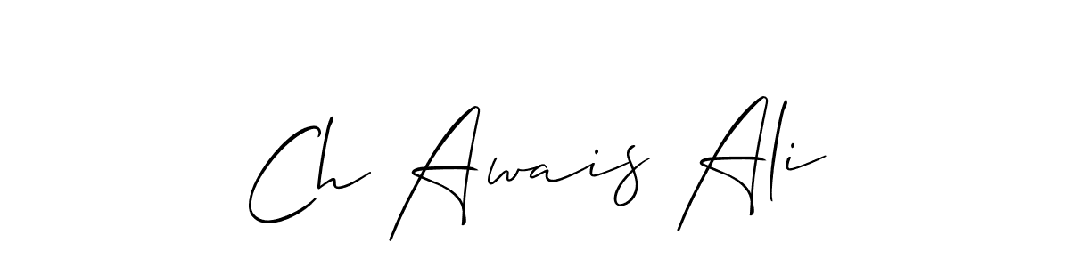 Also You can easily find your signature by using the search form. We will create Ch Awais Ali name handwritten signature images for you free of cost using Allison_Script sign style. Ch Awais Ali signature style 2 images and pictures png