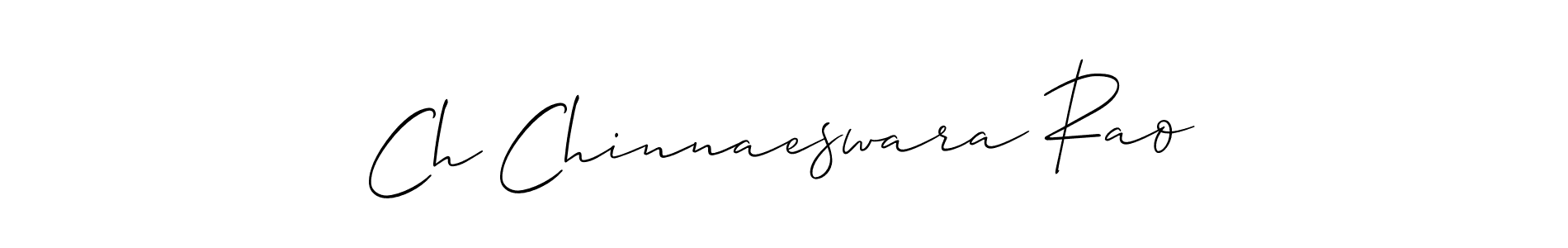 Make a beautiful signature design for name Ch Chinnaeswara Rao. With this signature (Allison_Script) style, you can create a handwritten signature for free. Ch Chinnaeswara Rao signature style 2 images and pictures png