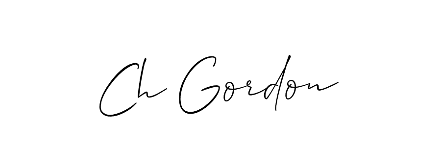 Similarly Allison_Script is the best handwritten signature design. Signature creator online .You can use it as an online autograph creator for name Ch Gordon. Ch Gordon signature style 2 images and pictures png