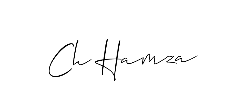 You can use this online signature creator to create a handwritten signature for the name Ch Hamza. This is the best online autograph maker. Ch Hamza signature style 2 images and pictures png