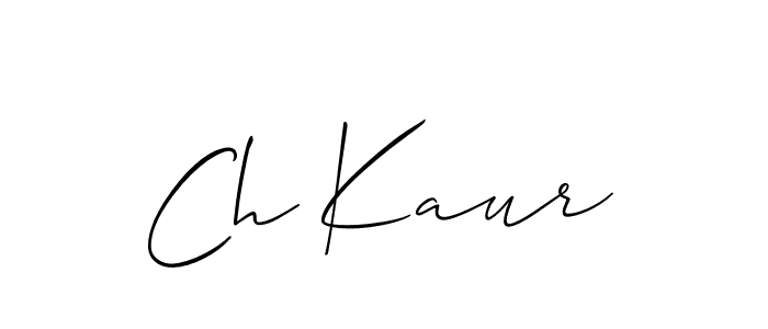 How to Draw Ch Kaur signature style? Allison_Script is a latest design signature styles for name Ch Kaur. Ch Kaur signature style 2 images and pictures png