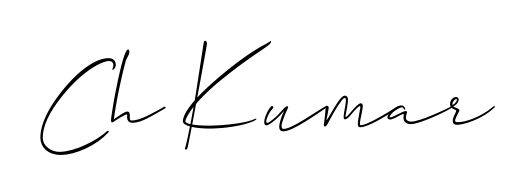 Create your official email sign-off with Ch Kumar name in Allison_Script style. Crisp, clean, and perfectly legible across all screens. Ch Kumar signature style 2 images and pictures png