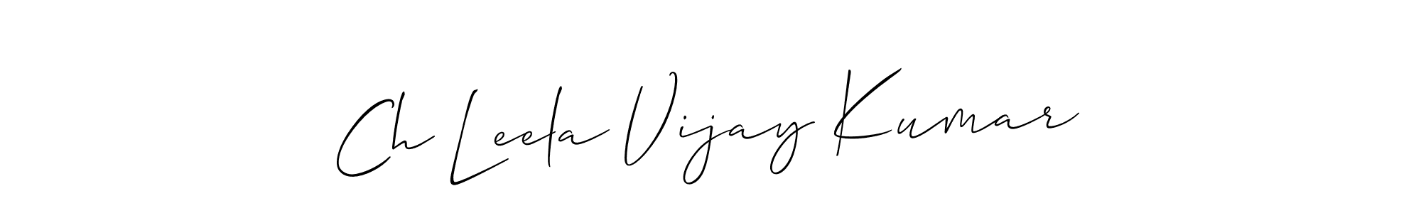 Check out images of Autograph of Ch Leela Vijay Kumar name. Actor Ch Leela Vijay Kumar Signature Style. Allison_Script is a professional sign style online. Ch Leela Vijay Kumar signature style 2 images and pictures png