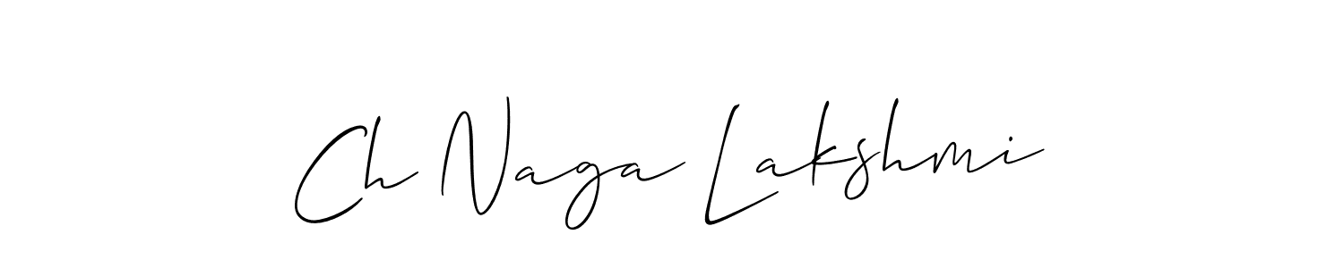 This is the best signature style for the Ch Naga Lakshmi name. Also you like these signature font (Allison_Script). Mix name signature. Ch Naga Lakshmi signature style 2 images and pictures png