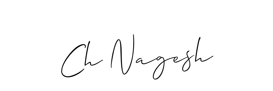 if you are searching for the best signature style for your name Ch Nagesh. so please give up your signature search. here we have designed multiple signature styles  using Allison_Script. Ch Nagesh signature style 2 images and pictures png