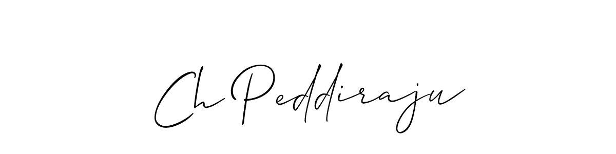 Make a beautiful signature design for name Ch Peddiraju. Use this online signature maker to create a handwritten signature for free. Ch Peddiraju signature style 2 images and pictures png