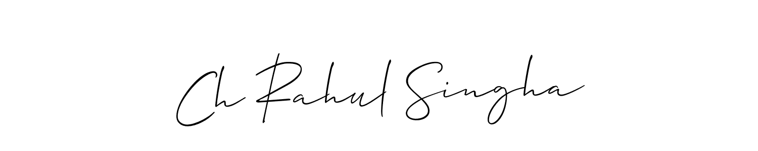 Make a beautiful signature design for name Ch Rahul Singha. Use this online signature maker to create a handwritten signature for free. Ch Rahul Singha signature style 2 images and pictures png