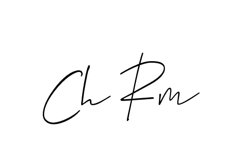 Make a beautiful signature design for name Ch Rm. With this signature (Allison_Script) style, you can create a handwritten signature for free. Ch Rm signature style 2 images and pictures png