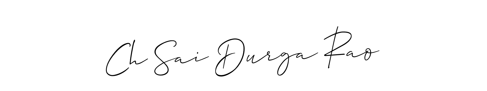 You can use this online signature creator to create a handwritten signature for the name Ch Sai Durga Rao. This is the best online autograph maker. Ch Sai Durga Rao signature style 2 images and pictures png