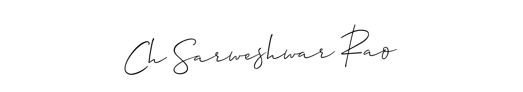 You can use this online signature creator to create a handwritten signature for the name Ch Sarweshwar Rao. This is the best online autograph maker. Ch Sarweshwar Rao signature style 2 images and pictures png