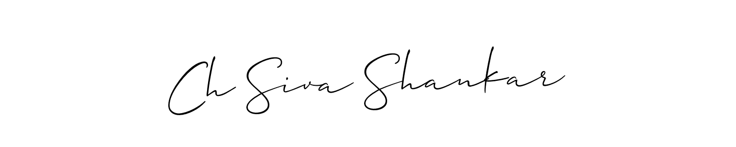 Once you've used our free online signature maker to create your best signature Allison_Script style, it's time to enjoy all of the benefits that Ch Siva Shankar name signing documents. Ch Siva Shankar signature style 2 images and pictures png